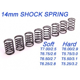 Spec-r Shock Spring Set For 1/10 Touring Car (2.9~3.2)