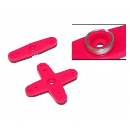 Ultimate Brazos de Servo para Futaba/Savox 25T, rosa