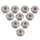 Yeah Racing 3mm Aluminium Lock Nut Flanged (col. Titan)