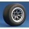 Ride R-1 High Grip F104 Rubber Front Tyres with wheels assembled
