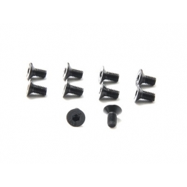 Spec-R Hex Flat Head Screw M3x6 (10 pcs)