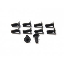 Spec-R Hex Flat Head Screw M3x8 (10 pcs)