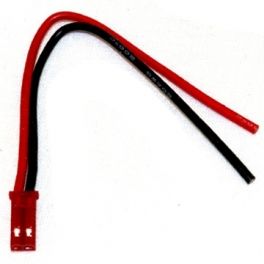 Conector JST BEC hembra con cable de silicona