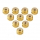 Yeah Racing Tuercas 4mm Aluminio con Freno de Nylon Color Dorado
