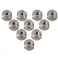 Yeah Racing Tuercas 4mm Aluminio con Freno de Nylon Color Titanio