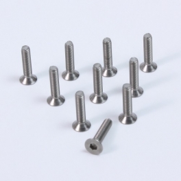 Yeah Racing Titanium hex socket flat head Machine Screw 3x16mm