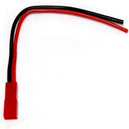 Conector JST BEC macho con cable de silicona