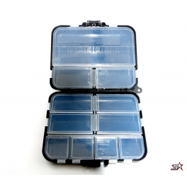 MR33 Hardware Box Small Black 12 x 9 x 3,5cm (Double-Sided)