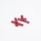 VBC WildFireD10 Front Upper Bulkhead Set (FR+FL) Red BULK