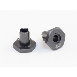 Destiny 4mm Aluminum Wheel Hub, 2 pcs