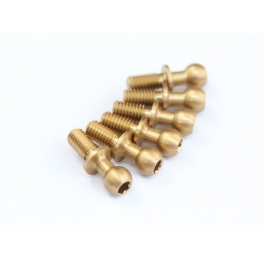 Roche R&oacute;tulas de Aluminio de 4,3x12,7mm con Rosca