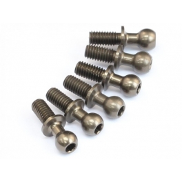 Roche R&oacute;tulas de Aluminio 4,3x12,7mm con Rosca, Reforzadas