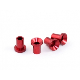 Roche Aluminum Front Lower Arm Tube, Countersunk Type, 4 pcs