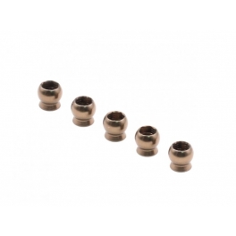 Roche R&oacute;tulas de Aluminio de 5mm, Reforzadas, 5 pcs