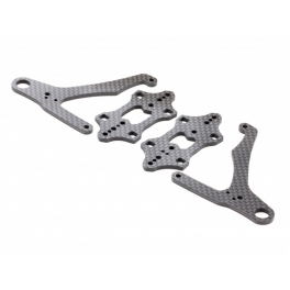 Roche Rapide F1 EVO Graphite Front Arm Set (+2mm)