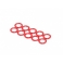 Roche Espaciador de King Pin, Rojo, M3,2x5x2,0