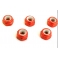 Roche Tuercas M4 con Freno (Rojo), Delgadas, 5 pcs