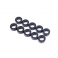 Radtec Espaciadores de Aluminio 3x5.5x2.0mm, Negro, 10 pcs