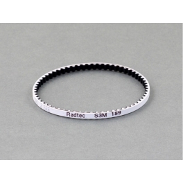 Radtec Low Friction White Rear Drive Belt  (S3M186) for Stock  (Serpent 4X)