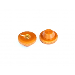 Radtec Aluminum Side Spring Retainer for XRAY X1/X12, 2 pcs