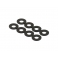 Radtec Espaciadores de Amortiguador 3x7x2.0mm, Negro, 8 pcs