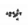 Roche Tornillos M2,5x4mm de Cabeza Plana, 10 pcs