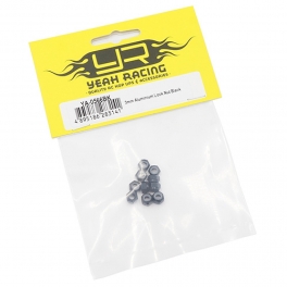 Yeah Racing Tuercas de Aluminio 3mm con Freno Negro