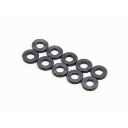 Roche Aluminum Spacer 2.5x5.5x2mm, Black