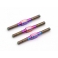 Roche Titanium Turnbuckle Set for Rapide F1 (3 pcs), Rainbow Color