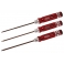EDS Ball Driver Hex Wrench set - 2.0, 2.5, 3.0 x 120mm