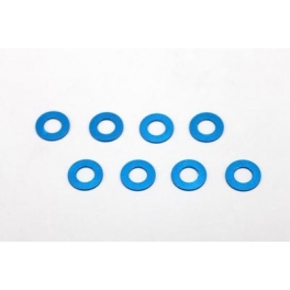 Yokomo 3&times;6&times;0.5mm Aluminum Shim 8pcs