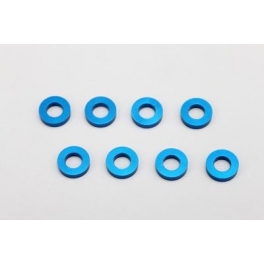 Yokomo 3&times;6&times;1.5mm Aluminum Shim 8pcs